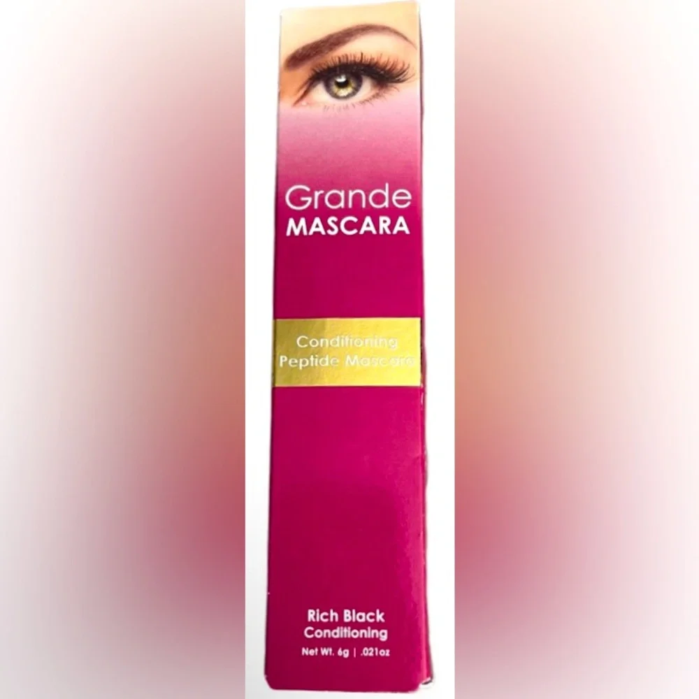 NIB Grande Mascara | Rich Black | Conditioning Peptide Mascara | Lash Extensions